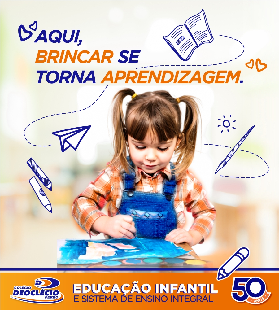 Aqui, brincar se torna aprendizagem